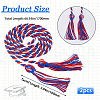 Polyester Graduation Honor Rope AJEW-WH0314-317C-2