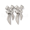 304 Stainless Steel Pendant Rhinestone Settings STAS-A117-04P-1