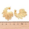 304 Stainless Steel Stud Earrings for Women EJEW-K306-11G-5