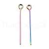 Ion Plating(IP) 304 Stainless Steel Eye Pins STAS-E156-01M-01-2