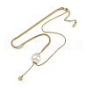 Ion Plating(IP) 304 Stainless Steel Snake Chain Necklaces NJEW-D080-05G-2
