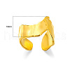 Simple Style 304 Stainless Steel Cuff Rings FS-WG1C3D0-04-3