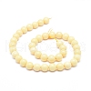 Natural Yellow Jade Beads Strands G-D0010-02-10mm-2