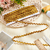 15 Yards Polyester Wavy Fringe Trim Ribbon SRIB-WH0011-207A-4