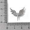 Brass Micro Pave Cubic Zirconia Pendants KK-Z102-14P-3