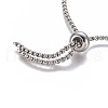 304 Stainless Steel Slider Bracelets Bracelet/Bolo Bracelets Making STAS-F222-030-2