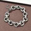 304 Stainless Steel Rolo Chain Bracelets for Women BJEW-S176-01P-A-1