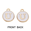 Golden Plated Alloy Charms ENAM-SZ0001-25A-U-2