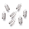 Tarnish Resistant 304 Stainless Steel Folding Crimp Ends STAS-L262-04D-P-2