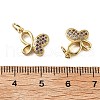 Brass Micro Pave Cubic Zirconia Pendants KK-Z114-06G-3