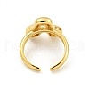 Brass Letter Open Cuff Rings for Women RJEW-G313-01A-G-3