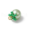 Glass Pearl Pendants PALLOY-MZ00745-01-4