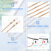 304 Stainless Steel EyeGlass Chains HJEW-TAC0041-14
