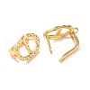 Brass Hoop Earrings Findings KK-B105-04G-2