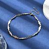 304 Stainless Steel Bone Link Bracelets for Men & Women BJEW-D042-30P-3