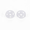 Transparent Resin Snap Fasteners BUTT-N018-008-01-3