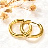 304 Stainless Steel Hoop Earrings for Women EJEW-M068-15A-G-2