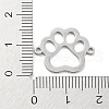 304 Stainless Steel Hollow Connector Charms STAS-P332-02P-3