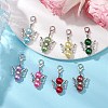 12Pcs 12 Colors Angel Acylic Imitation Pearl Pendant Decoration HJEW-JM02618-1