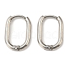 Stainless Steel Huggie Hoop Earrings EJEW-F322-03P-1