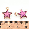 Alloy Enamel Charms X-PALLOY-T046-10B-3