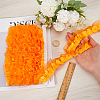 Gorgecraft 10M 2-Layer Polyester Pleated Lace Trim Ribbon DIY-GF0008-89A-3