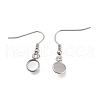 304 Stainless Steel Earring Hooks STAS-H114-07P-2