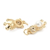 Brass Micro Pave Cubic Zirconia Pendants ZIRC-J041-06-2