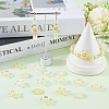 SUNNYCLUE 200Pcs Acrylic Bead Caps OACR-SC0001-83E-4