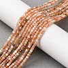 Natural Peach Moonstone Beads Strands G-RM250104-A3-2