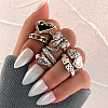 Alloy & Enamel Cuff Rings/Finger Rings FS-WGAFE84-02-1
