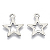 Non-Tarnish 201 Stainless Steel Pendants STAS-R116-049-2