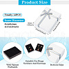 Rectangle Paper Jewelry Set Storage Boxes with Bowknot CON-TAC0014-04G-3
