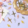 30Pcs 6 Styles Tibetan Style Alloy Pendants FIND-YW0005-08-4