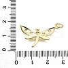 Brass Micro Pave Cubic Zirconia Pendants KK-Z100-18G-3