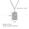 304 Stainless Steel Pendant Necklaces PM9319-2-3