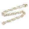 Brass Cable Chains Necklace Making MAK-S072-16A-KC-3