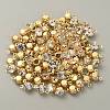 Brass Clear Cubic Zirconia Connector Charms RB-WH0005-002D-KCG-2