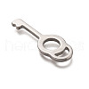 Non-Tarnish 201 Stainless Steel Pendants STAS-H125-27P-2