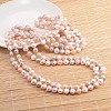 Mother's Day Jewellery Natural Pearl Nuggets Beaded Necklace NJEW-P126-A-01D-01-3
