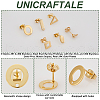 Unicraftale 72Pcs 6 Styles 201 & 304 Stainless Steel Stud Earring Findings STAS-UN0059-22-5