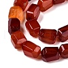 Natural Red Agate Beads Strands G-N342-148A-4