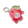 10Pcs Acrylic & Resin Pendants PALLOY-JF03032-4