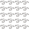 SUNNYCLUE 120Pcs Tibetan Style Alloy Pendants TIBEP-SC0003-09-1