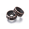 Tibetan Style Spacer Beads TIBEP-S315-46R-NR-2