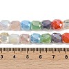Electroplate Glass Beads Strands EGLA-G039-03A-02-4