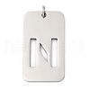 304 Stainless Steel Pendants STAS-M115-01P-N-1