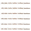 120Pcs 6 Styles Iron Slide On End Clasp Tubes IFIN-CJ0001-47-1