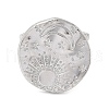 Non-Tarnish 304 Stainless Steel Sun & Moon Planet Open Cuff Ring for Women RJEW-B027-20P-4