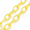 Personalized ABS Plastic Cable Chain Necklaces NJEW-JN03310-04-3